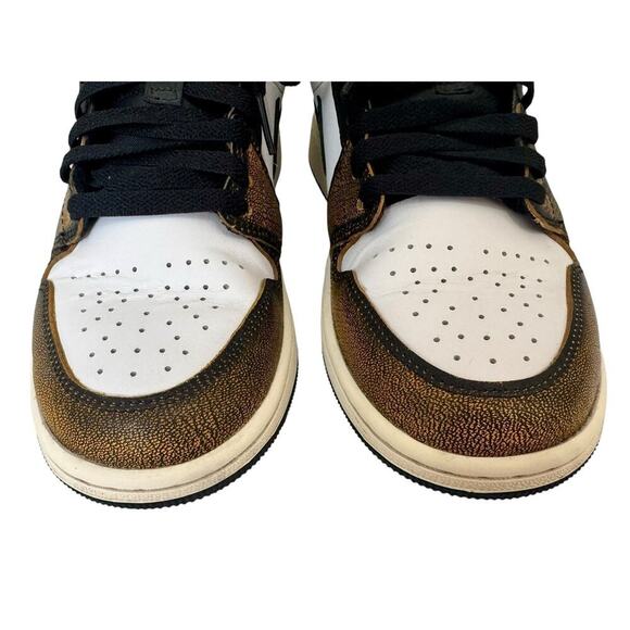 NIKE AIR JORDAN 1 Mid SE Retro Wear Away Taxi Shoes Black/White/Sail Men’s 7.5 main image 10